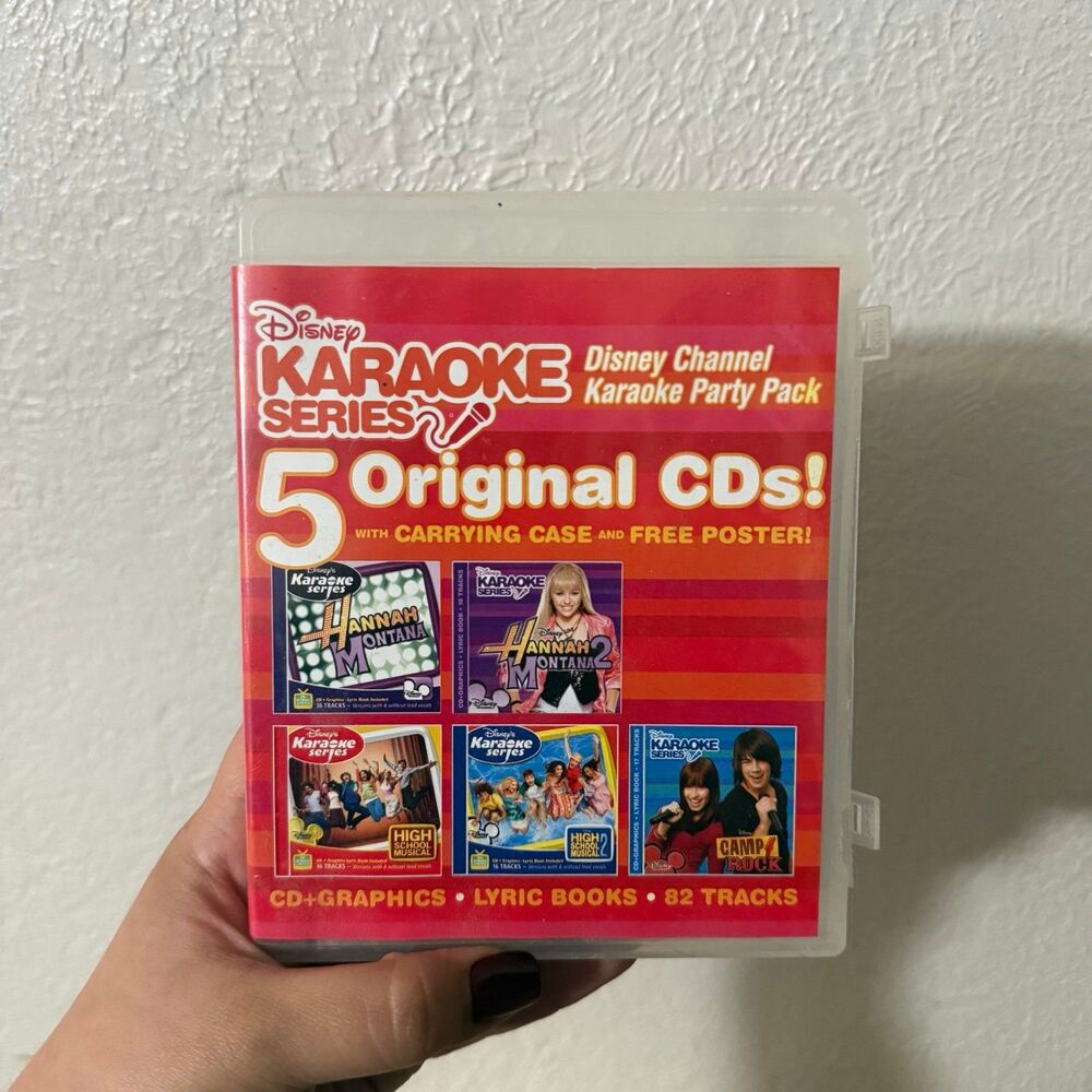 Disney Karaoke Series: Disney Channel Party Pack CDs Carrying Case